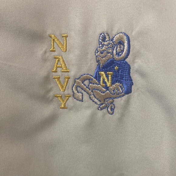 Footjoy DRYJOYS Short Sleeve US Navy Golf Rain Jacket Tan Men’s Sz XL - Picture 3 of 16